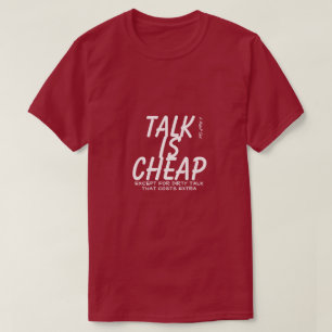 T-shirt Parler est bon marché - une chemise MisterP
