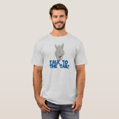 T-shirt Parlez à l'éléphant de queue (Devant entier)