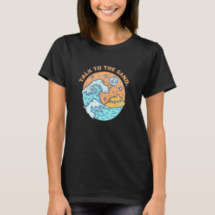 T-shirt Parlez À Sand Beach Beach Bum Summer Tropical 1