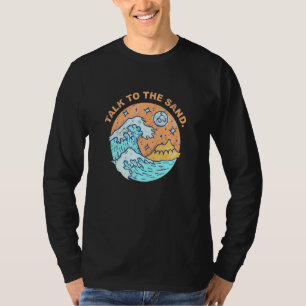 T-shirt Parlez À Sand Beach Beach Bum Summer Tropical 1