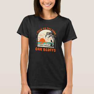 T-shirt Parlez À Sand Oak Bluffs Beach Massachusetts Oc
