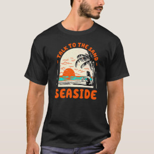 T-shirt Parlez À Sand Seaside Beach Oregon Ocean Summer