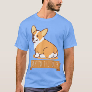 T-shirt Parlez Au Fluff Funny Corgi Butt Pembroke Welsh 