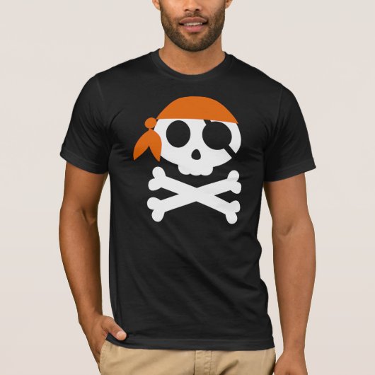 T-shirt Parlez Comme Une Chemise D'Halloween Pirate (Devant)
