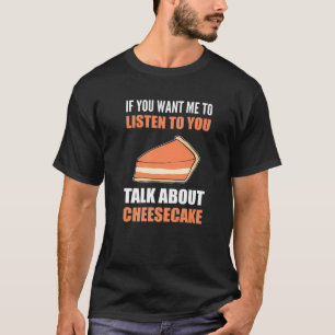 T-shirt Parlez de Cheesecake Funny Foodie Premium