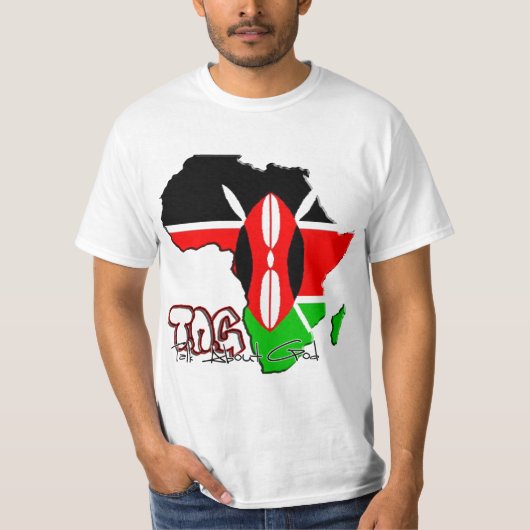 T-shirt Parlez de Dieu au Kenya (Devant)