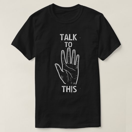 T-shirt Parlez-en ! (Design devant)