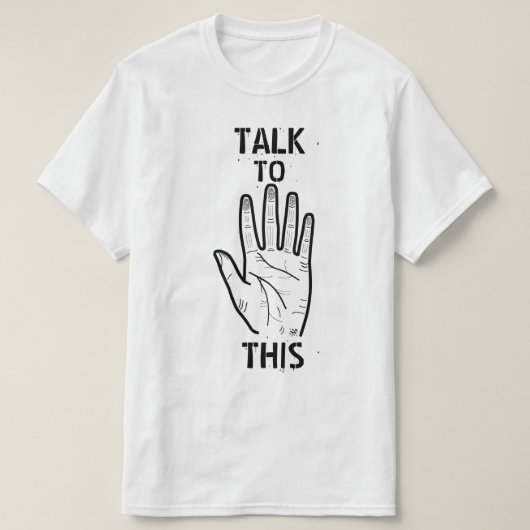 T-shirt Parlez-en ! (Design devant)