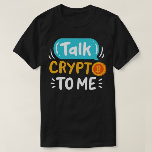 T-shirt Parlez-moi de Crypto (Design devant)