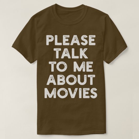 T-shirt parlez-moi de films (Design devant)