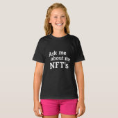 T-shirt Parlez-moi de mes NFT (Devant entier)