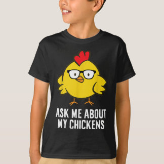 T-shirt Parlez-moi de mes poules