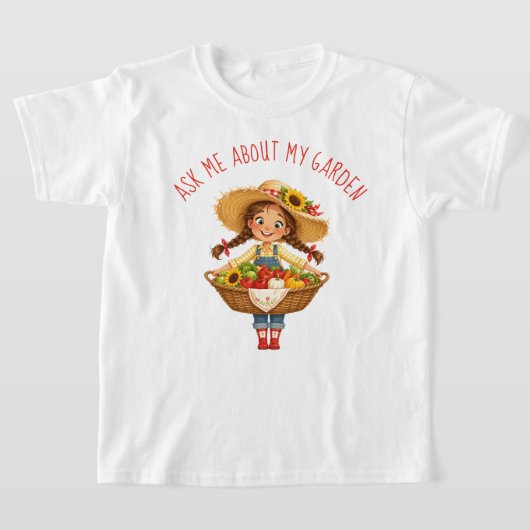 T-shirt Parlez-moi de mon jardin (Poser)