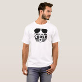 T-shirt Parlez-moi Goose Funny Aviateur (Devant entier)