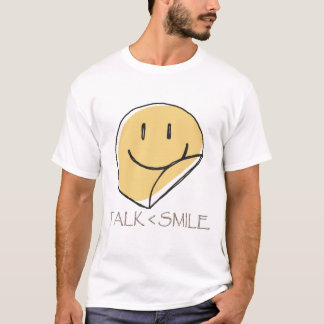 T-shirt Parlez moins souriant