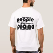 T-shirt Parlez tout le temps de lui ! (Dos)