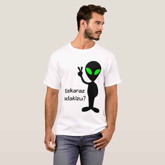 T-shirt Parlez-vous basque ? (Devant entier)
