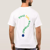 T-shirt Parlez-vous portugais ? (Dos)