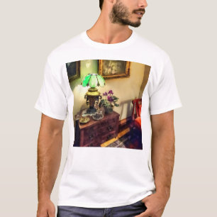 T-shirt Parlon douillet avec Lampe Pétale Fleur