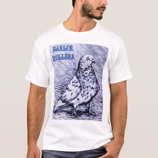 T-shirt Parlon Roller Pigeon (Devant)