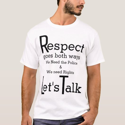 T-shirt Parlons (Devant)