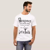 T-shirt Parlons (Devant entier)