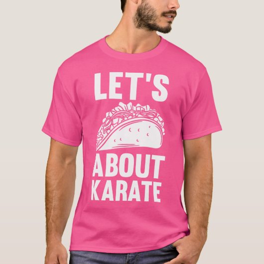 T-shirt Parlons De Karate Tacos (Devant)