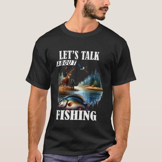 T-shirt Parlons de la pêche (Devant)