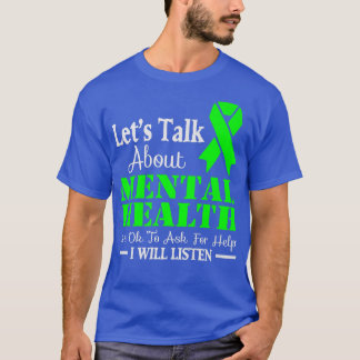 T-shirt Parlons de sensibilisation à la santé mentale 2939