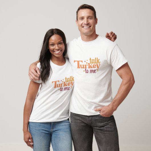 T-shirt Parlons dinde - Action de grâce (Unisexe)