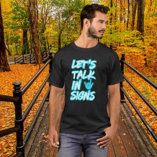 T-shirt Parlons en signes - Sensibilisation des Sourds