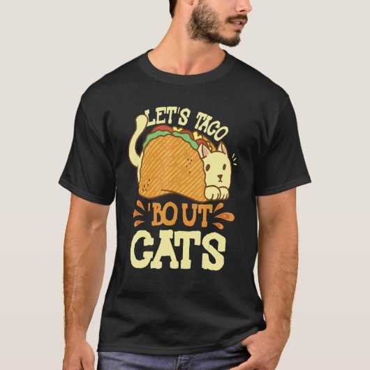T-shirt Parlons Taco des Chats Chat 1 (Devant)