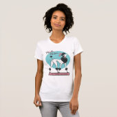 T-shirt Parlure de caniche (Devant entier)