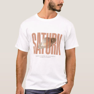 T-shirt Parmi les étoiles, Saturne porte la couronne d'élé