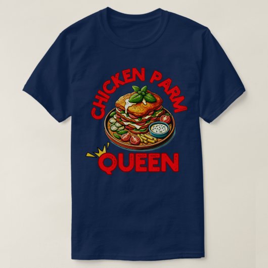 T-shirt Parmigiana de poulet 2 (Design devant)