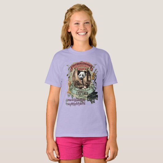 T-shirt Parodie animale Chopin de compositeur de Frederic (Devant entier)