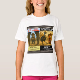 T-shirt Parodie d'affiche de film animalier western
