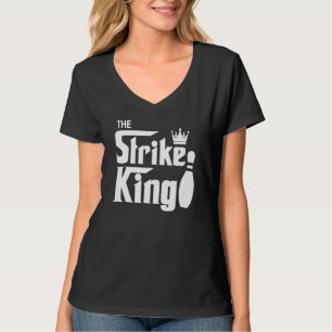 T-shirt Parodie de Bowling Ligue King Bowler
