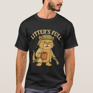 T-shirt Parodie de chat complet de Funny Litter 67 Six Sep