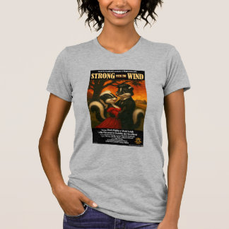 T-shirt Parodie de film Fort avec le Vent