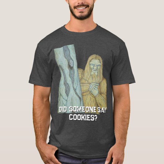 T-shirt Parodie de mème Bigfoot (Devant)