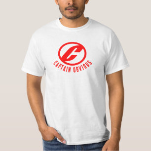 T-shirt Parodie de super-héros drôle de Captain Obvious
