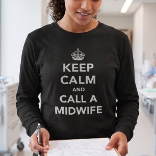 T-shirt Parodie Keep Calm Future sage-femme / infirmière