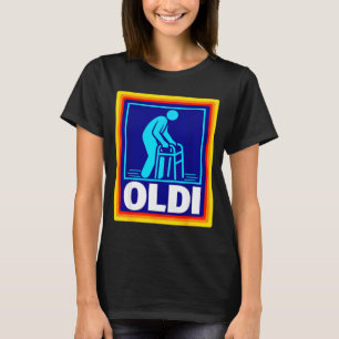 T-shirt Parodie Oldi humour rétro vieillissant graphique p