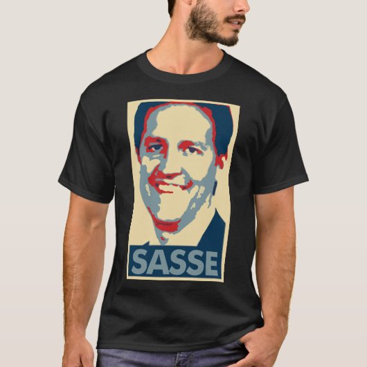 T-shirt Parodie politique d'affiche de Ben Sasse (Devant)