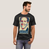 T-shirt Parodie politique d'affiche de Ben Sasse (Devant entier)