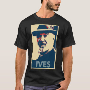 T-shirt Parodie politique d'affiche de Charles Ives