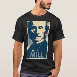 T-shirt Parodie politique d'affiche de John Stuart Mill