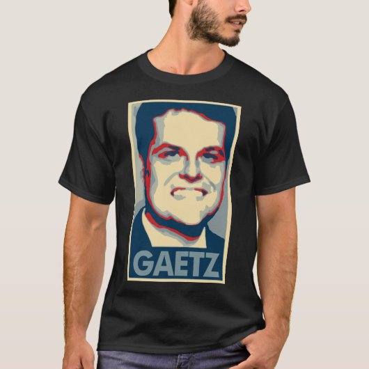 T-shirt Parodie politique d'affiche de Matt Gaetz (Devant)