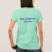 T-shirt Parole des femmes Nerd Ringer Tee (Dos)